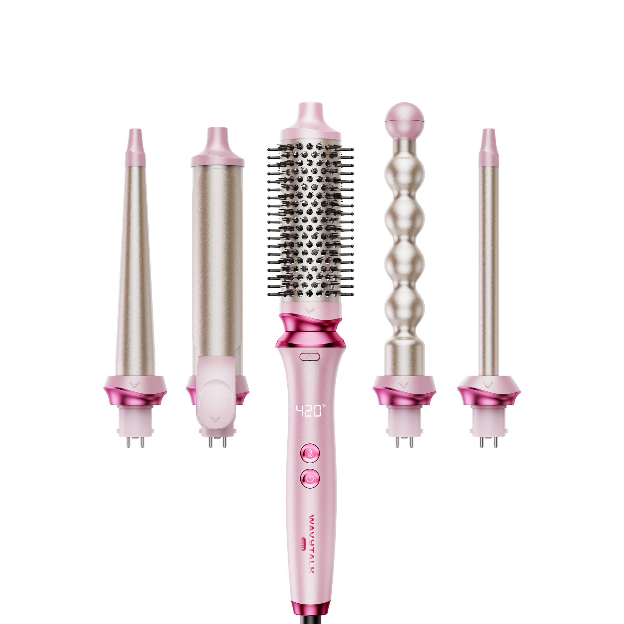 Wavytalk Heatwave Pro 5-in-1 Curling Wand Set #1