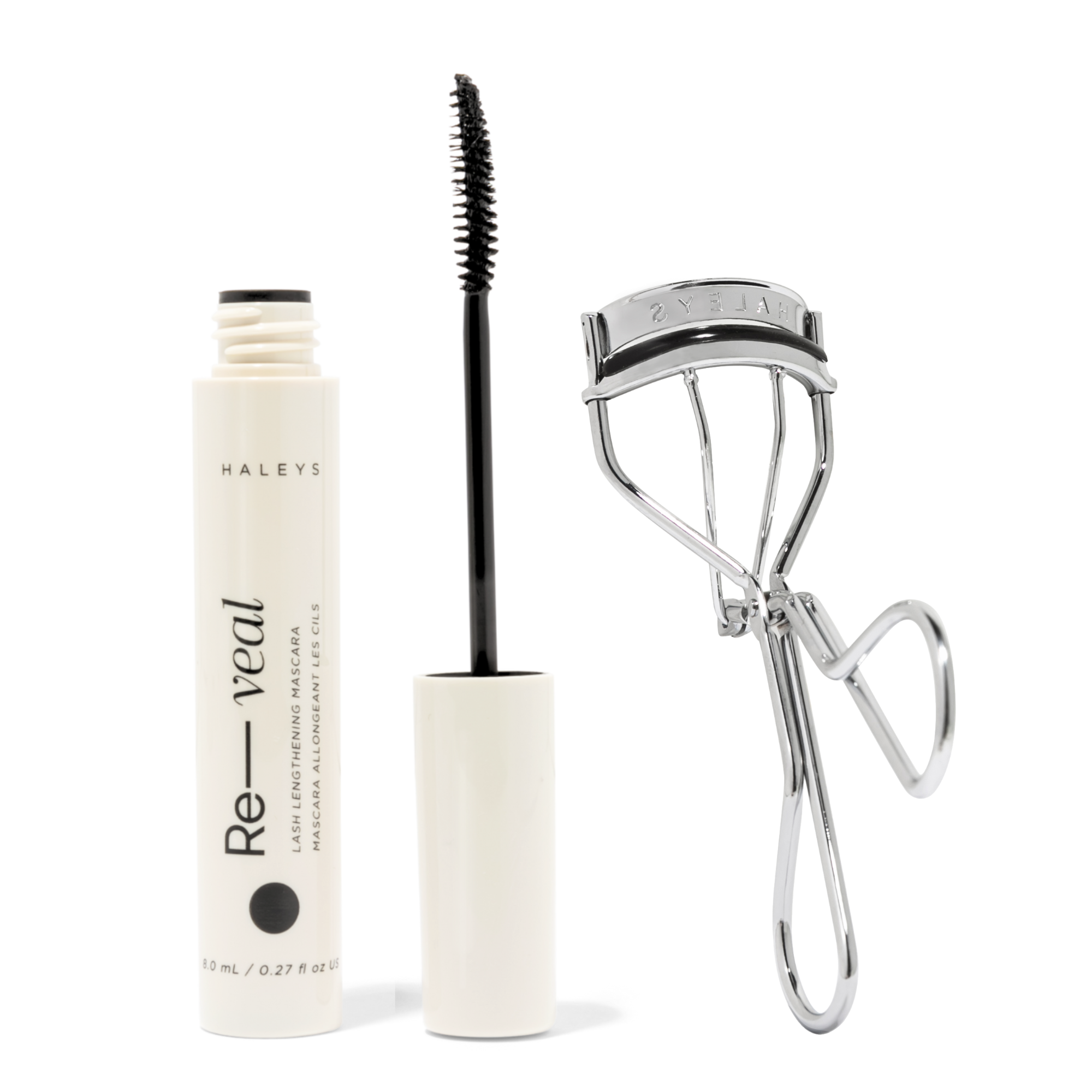 HALEYS Beauty Lash Lift Curler + Curl-Holding Lengthening Mascara Duo #1