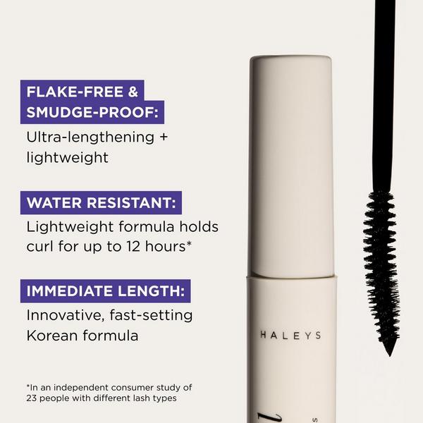 HALEYS Beauty Lash Lift Curler + Curl-Holding Lengthening Mascara Duo #5