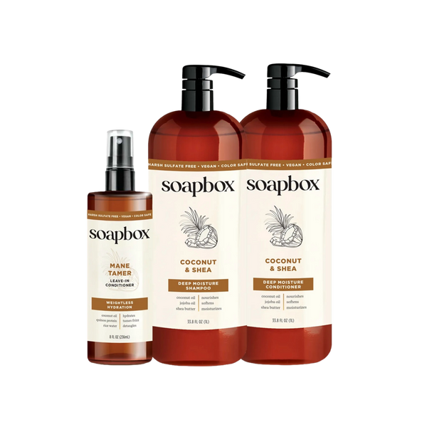 Soapbox Coconut & Shea Deep Moisture Haircare Essentials #1