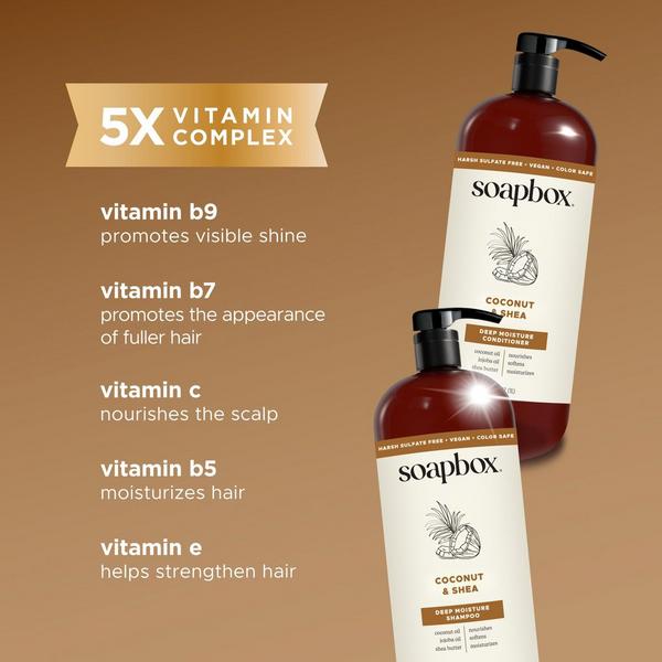 Soapbox Coconut & Shea Deep Moisture Haircare Essentials #5