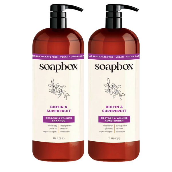 Soapbox Biotin Shampoo & Conditioner Duo #1