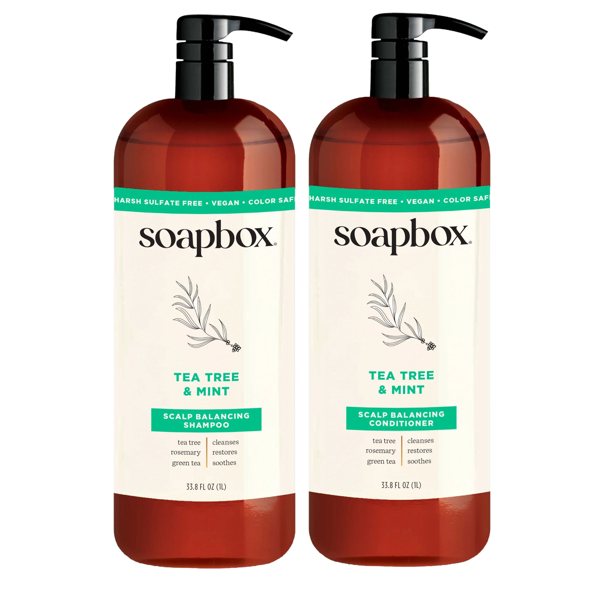 Soapbox Tea Tree Shampoo & Conditioner Duo #1