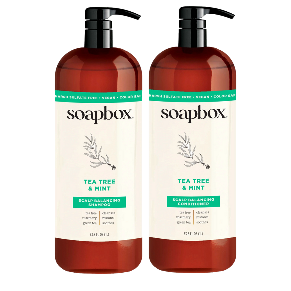 Soapbox Tea Tree Shampoo & Conditioner Duo - 33.8 oz