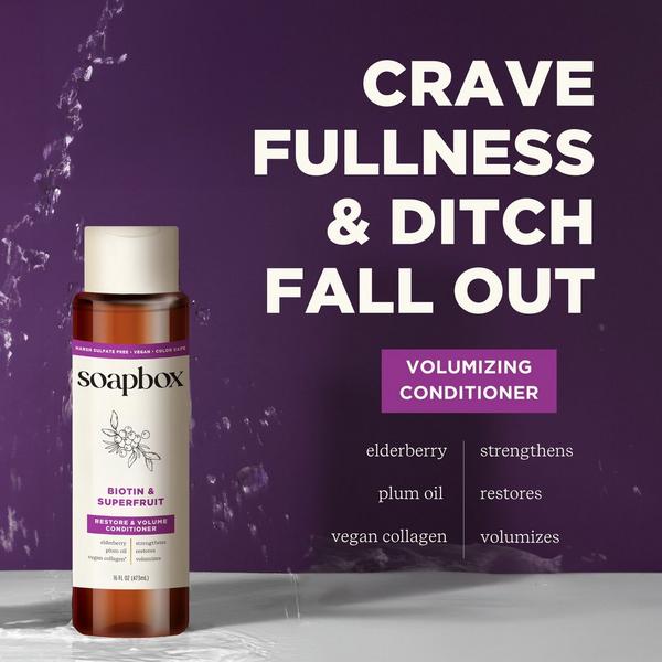 Soapbox Biotin & Superfruit Restore & Volume Haircare Essentials #2