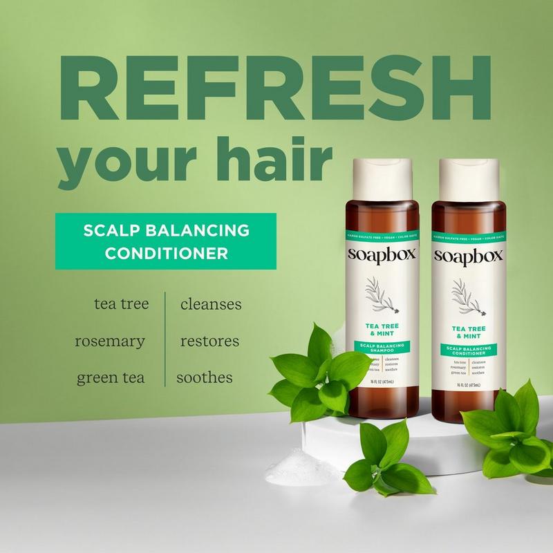Soapbox - 16 oz Tea Tree Shampoo & Conditioner Duo | Ulta Beauty