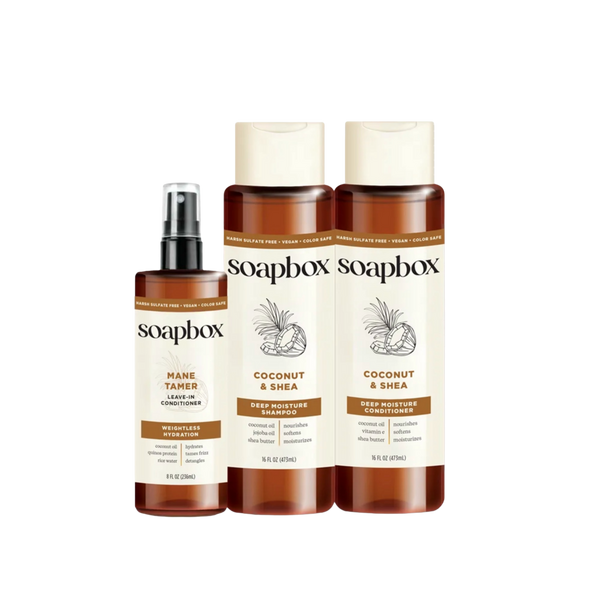 Soapbox Coconut & Shea Deep Moisture Haircare Essentials #1