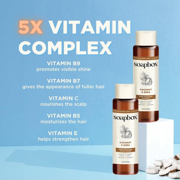 Soapbox Coconut & Shea Deep Moisture Haircare Essentials #5