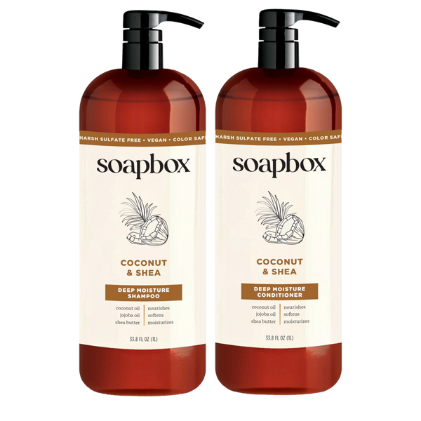 Soapbox Coconut Shampoo & Conditioner Duo #1