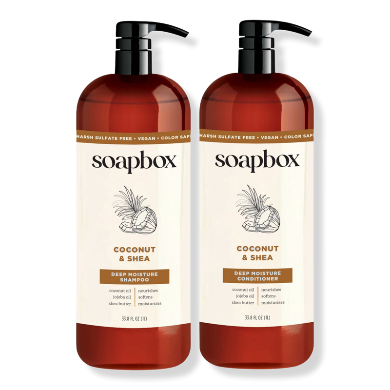 Soapbox - 33.8 oz Coconut Shampoo & Conditioner Duo | Ulta Beauty