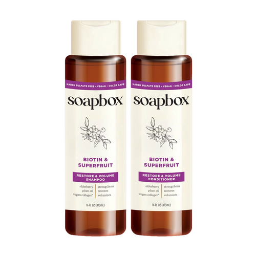 Soapbox - 16 oz Biotin Shampoo & Conditioner Duo | Ulta Beauty