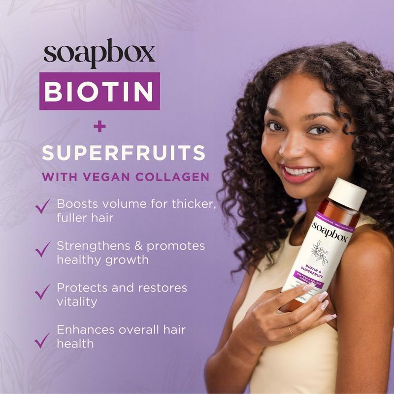 Soapbox - 16 oz Biotin Shampoo & Conditioner Duo | Ulta Beauty