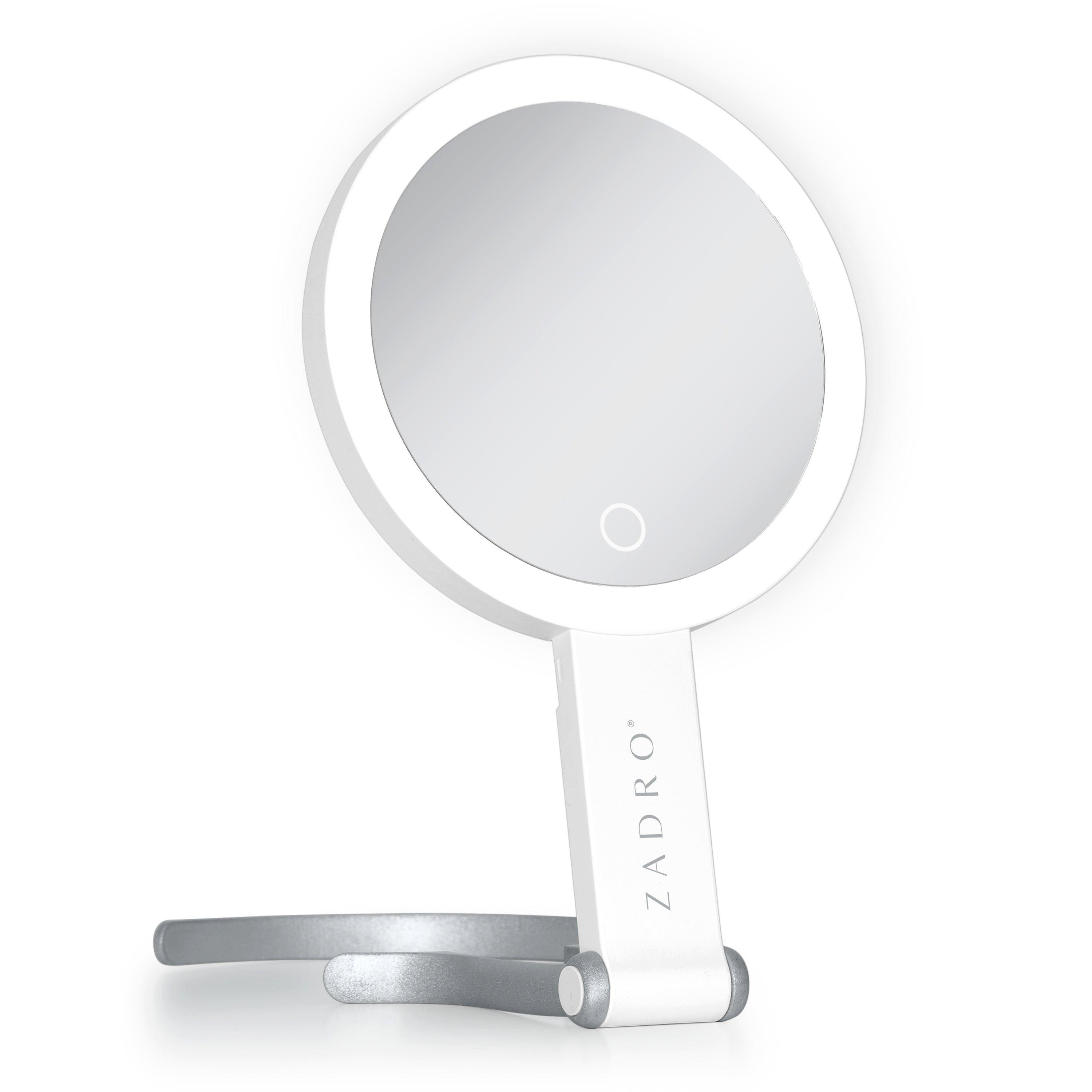 Zadro Multi-Position LED Lighted Hand Mirror with 10X/1X #1