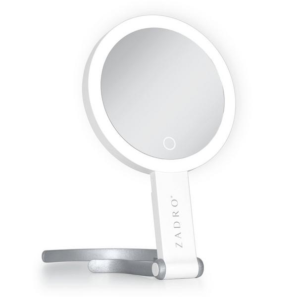 Zadro Multi-Position LED Lighted Hand Mirror with 10X/1X #1