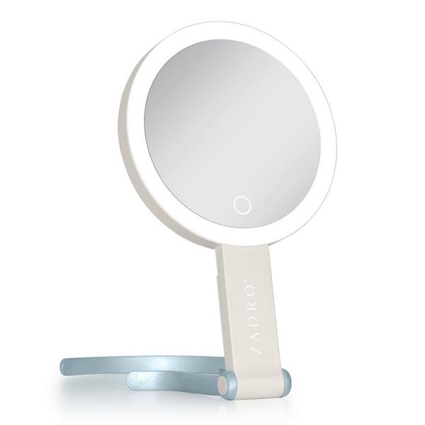 Zadro Multi-Position LED Lighted Hand Mirror with 10X/1X #1
