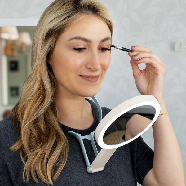 Zadro Multi-Position LED Lighted Hand Mirror with 10X/1X #3