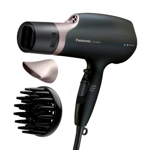 パナソニック nanoe moisture+ Panasonic - Black Nanoe Hair Dryer with Oscillating Quick-Dry