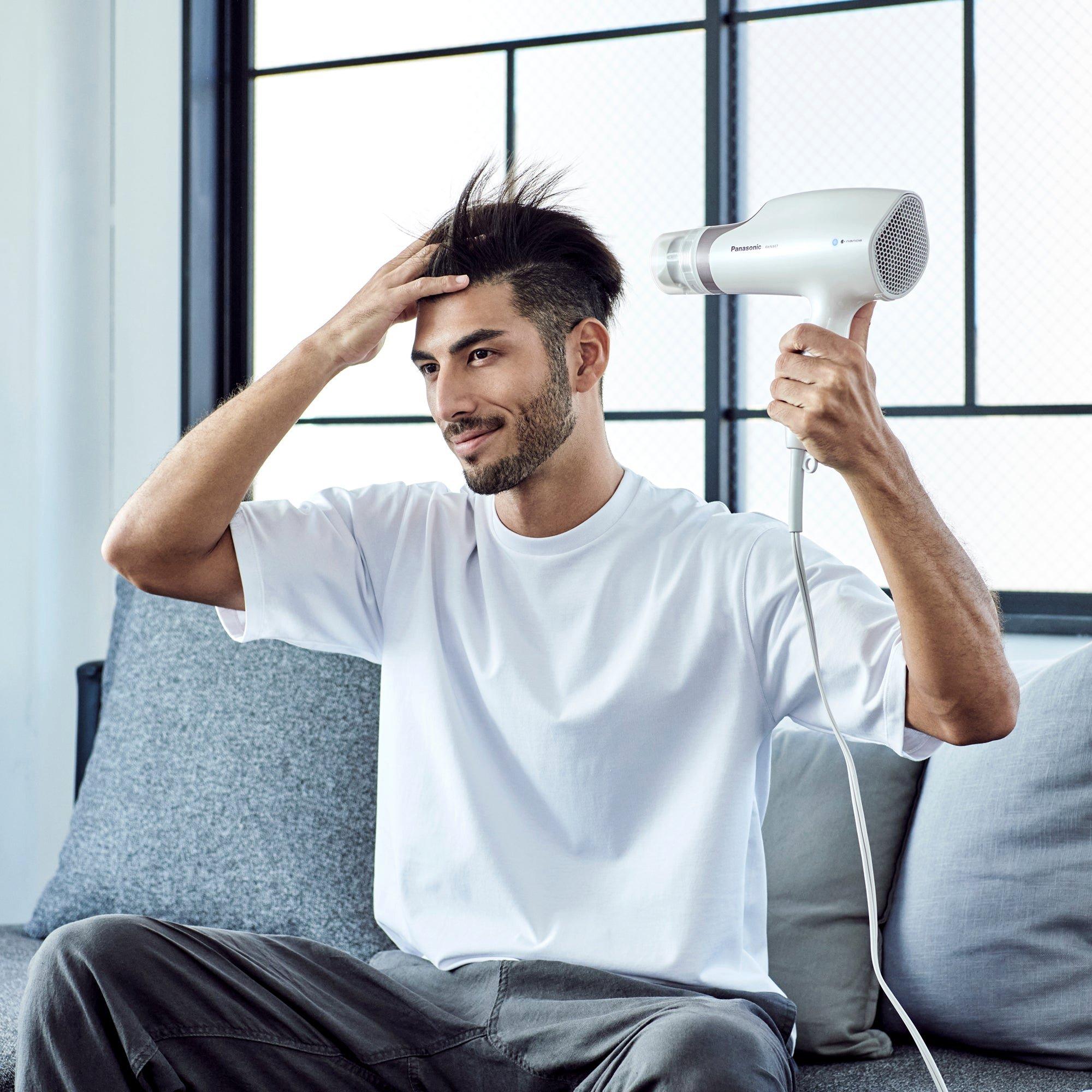 Фен Panasonic Nanoe с осциллирующей насадкой для быстрой сушки, цвет: Чёрный — фото 5