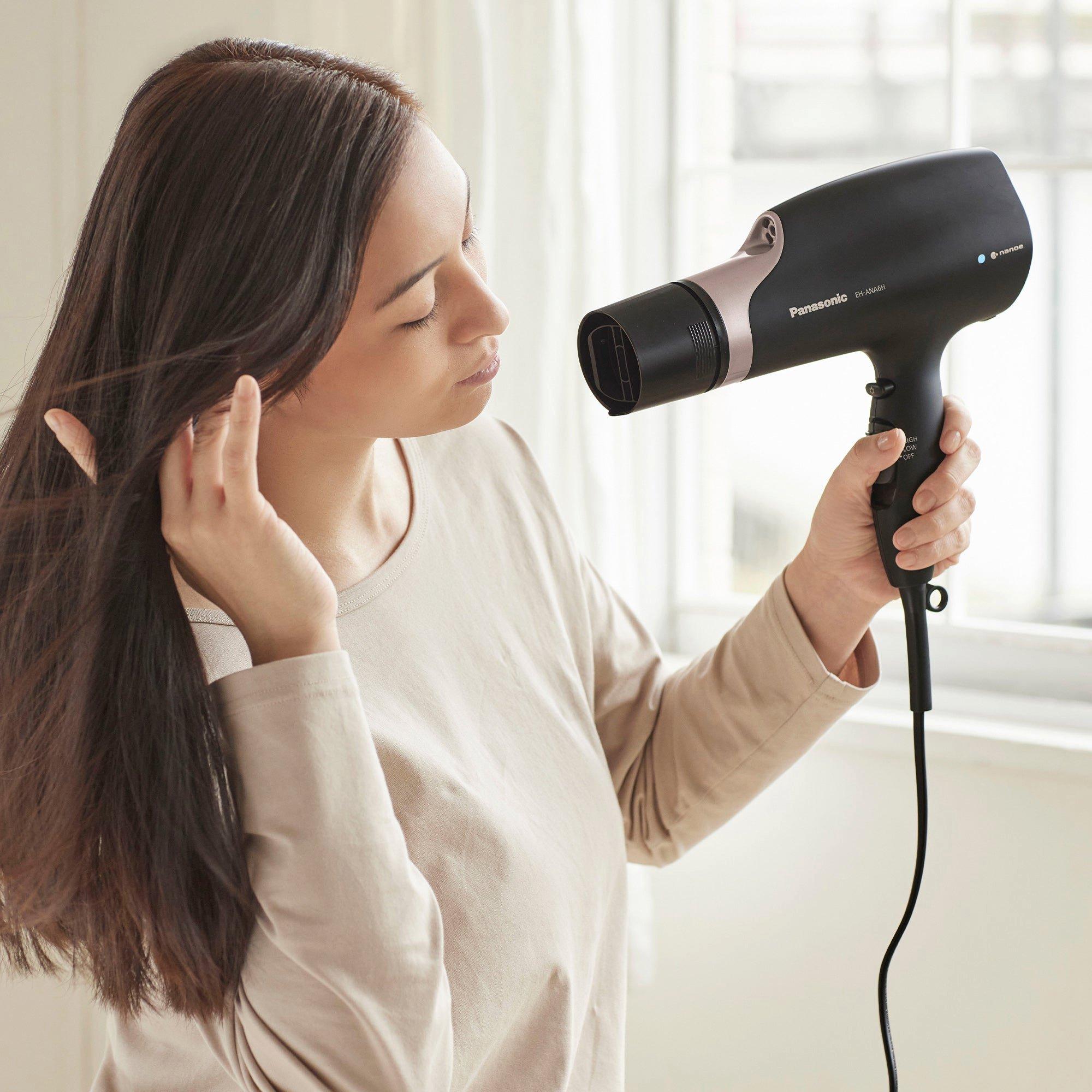 Фен Panasonic Nanoe с осциллирующей насадкой для быстрой сушки, цвет: Чёрный — фото 7