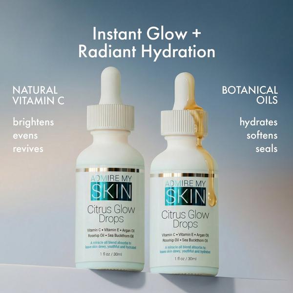 Admire My Skin Citrus Glow Drops Vitamin C Facial Oil #3