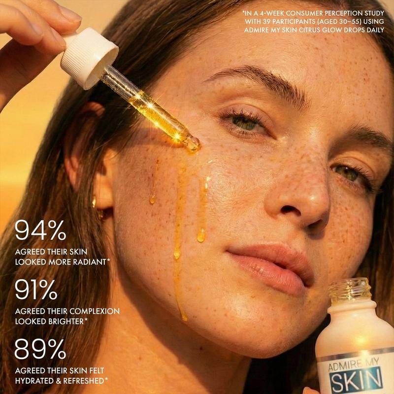 dmso vitamin c glutathione eye drops Admire My Skin - Citrus Glow Drops Vitamin C Facial Oil