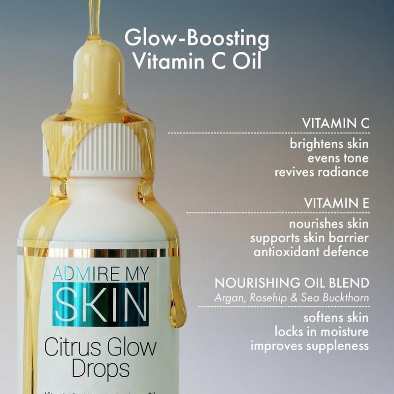 Citrus Glow Drops Vitamin C Facial Oil