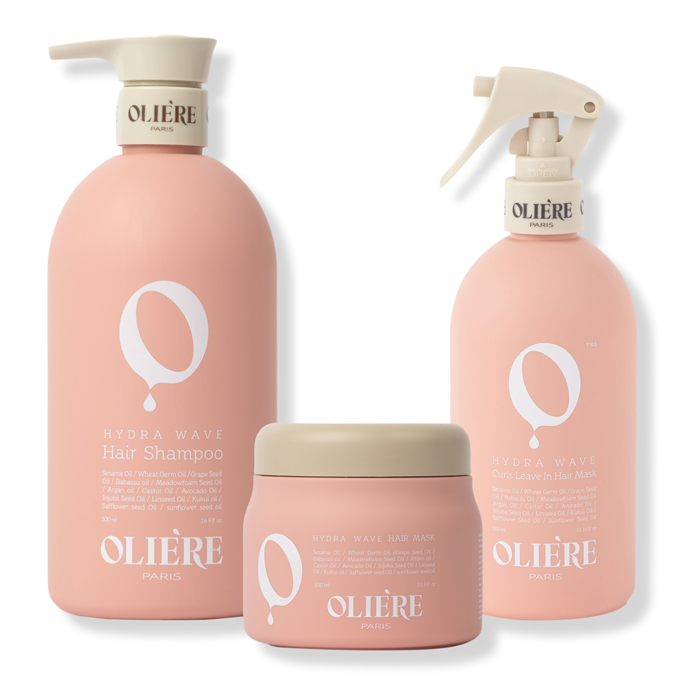Oliere Paris Hydra Wave Essential Curl-Care Hair Care Trio