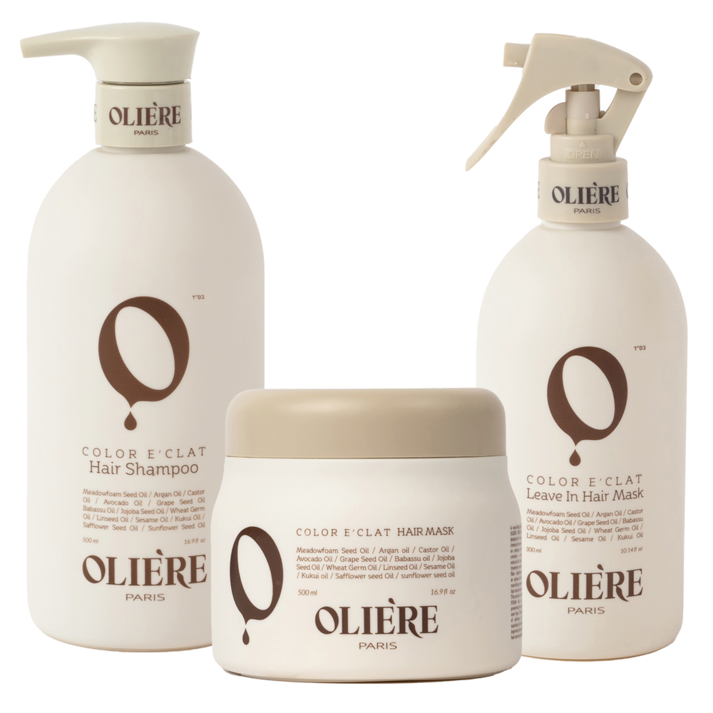 Oliere Paris Color Eclat Essential Color-Care Hair Care Trio