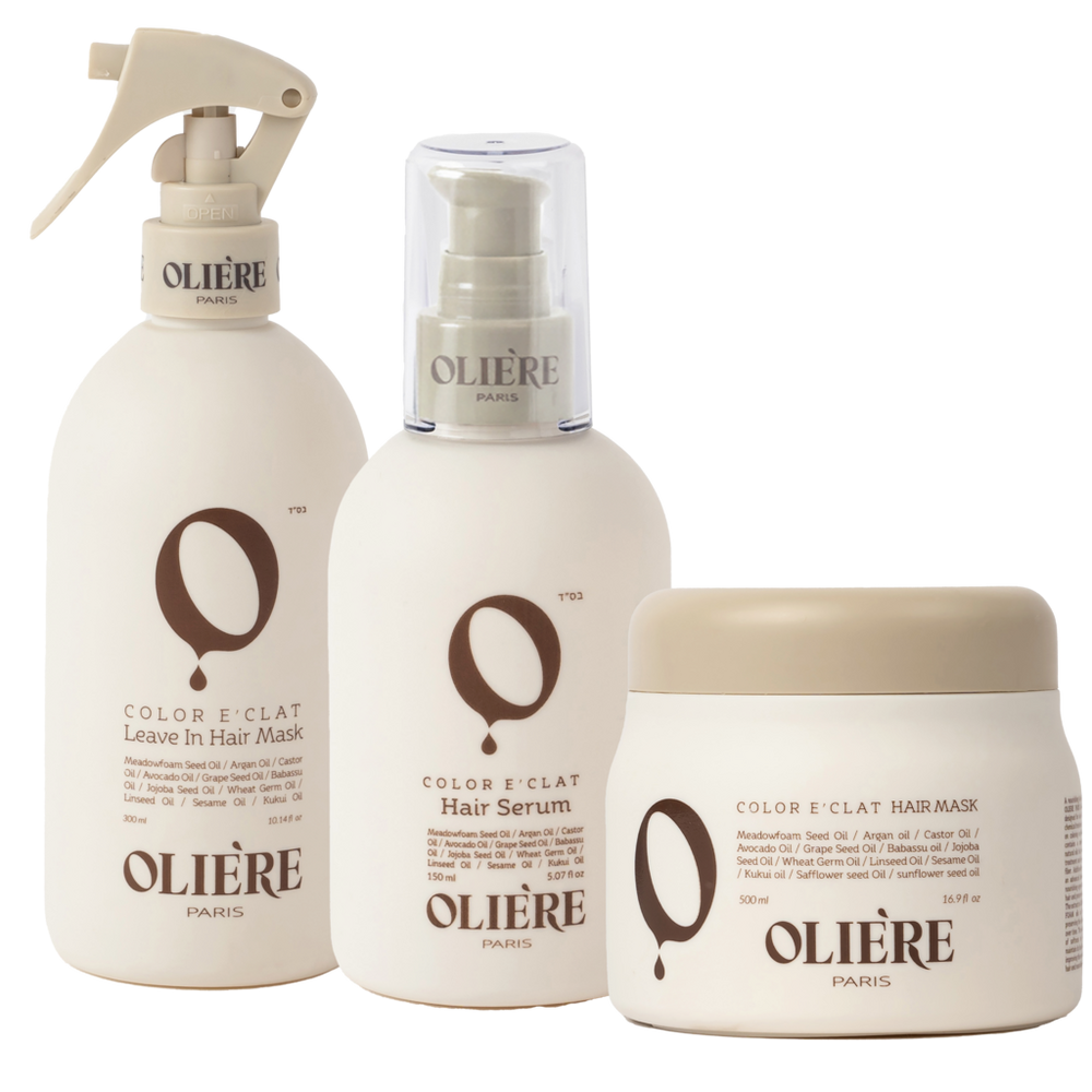 Oliere Paris Color Eclat Repair & Protection Hair Care Trio