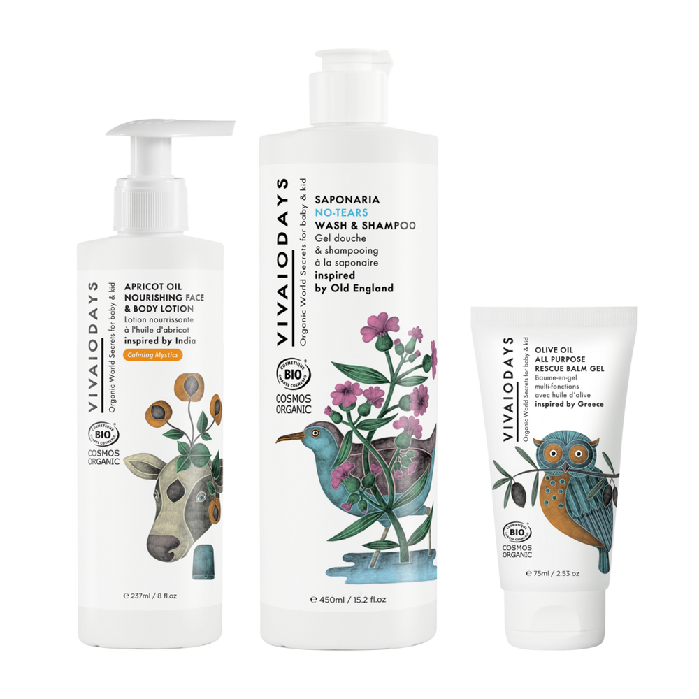 VIVAIODAYS Daily 3-Step Ritual: Cleanse, Hydrate, Soothe 