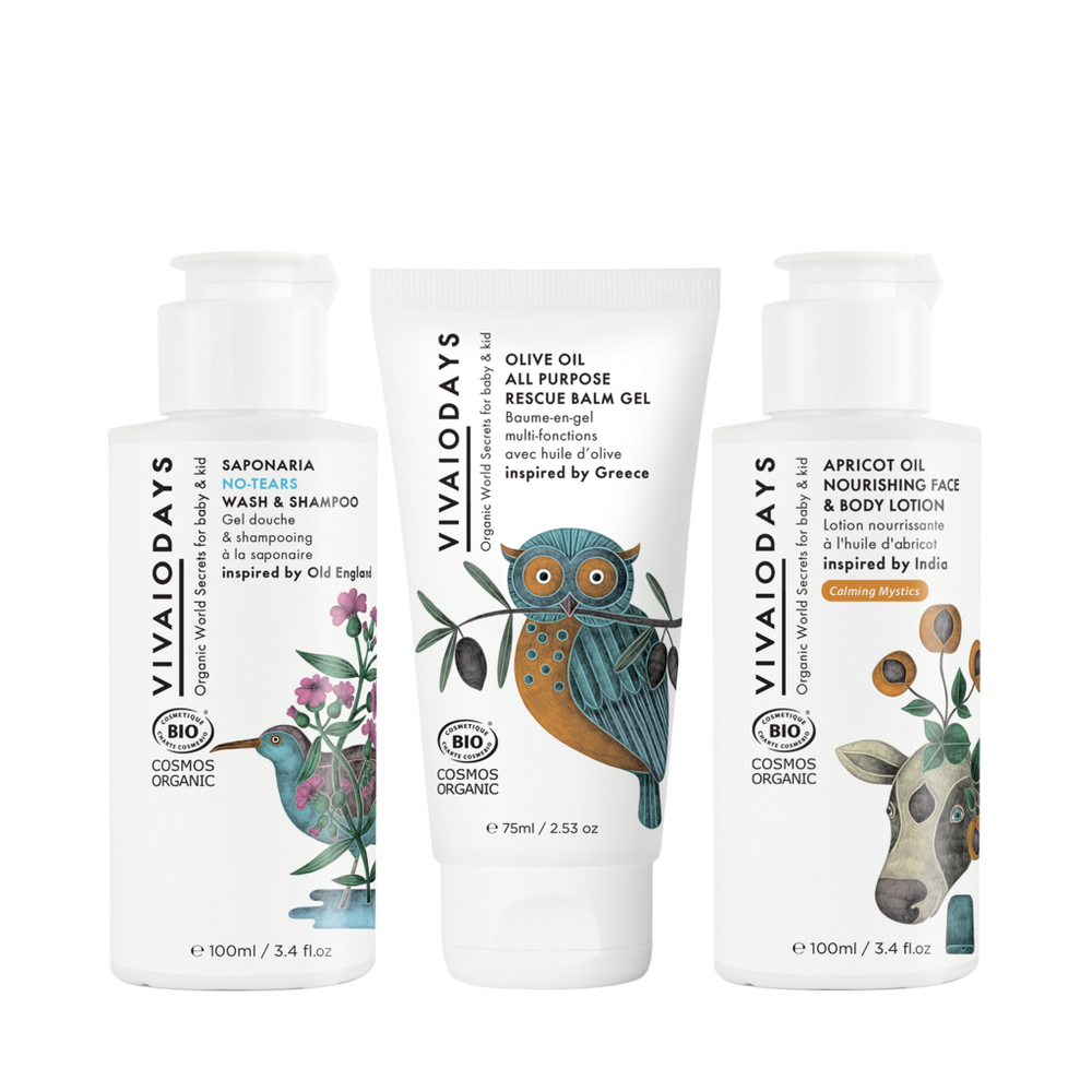 VIVAIODAYS Daily 3-Step Ritual: Cleanse, Hydrate, Soothe 