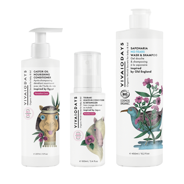 VIVAIODAYS Natural Hair Care Bundle for Kids #1