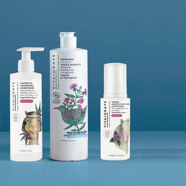 VIVAIODAYS Natural Hair Care Bundle for Kids #2