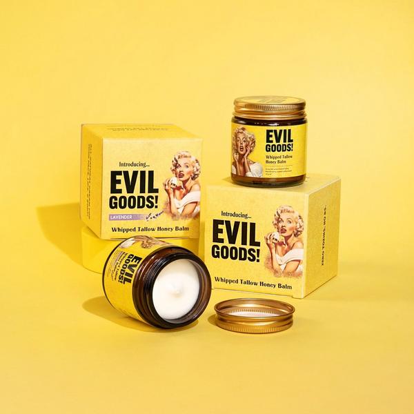 Evil Goods Whipped Grass-Fed Beef Tallow Balm #6
