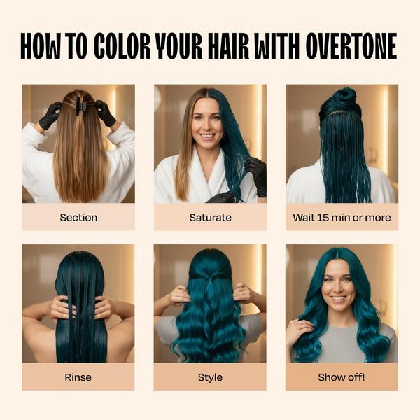 Overtone Semi Permanent Color-Depositing Deep Conditioning Mask #8