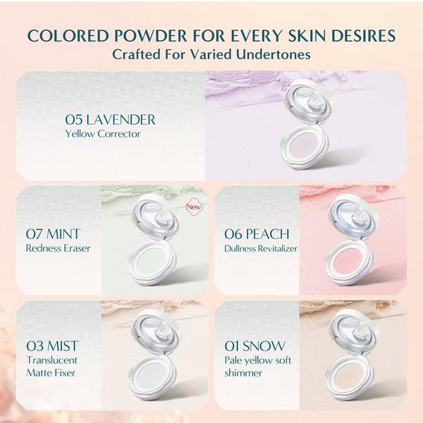 Florasis Flawless Jade Breathable Color Correcting Loose Powder #8