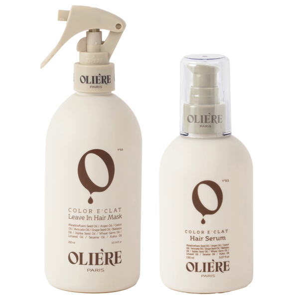 Oliere Paris Color Éclat Leave-In Hydration & Shine Hair Care Duo #1