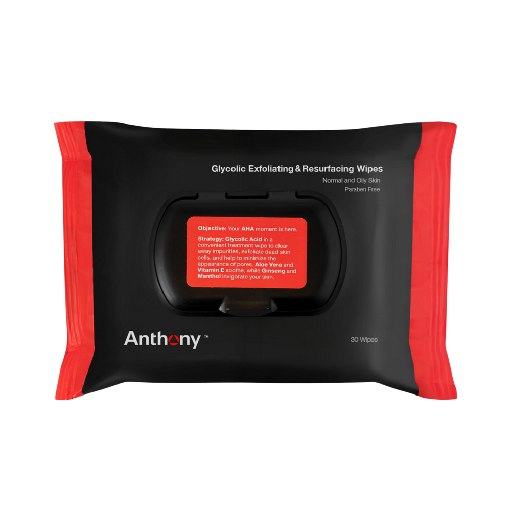 Anthony Glycolic Exfoliating & Resurfacing Wipes