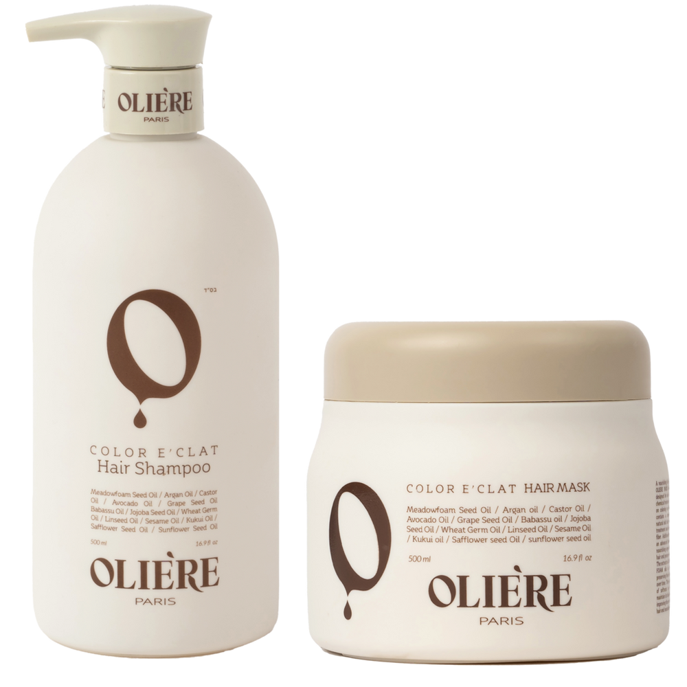 Oliere Paris Color Eclat Cleanse & Repair Hair Care Duo