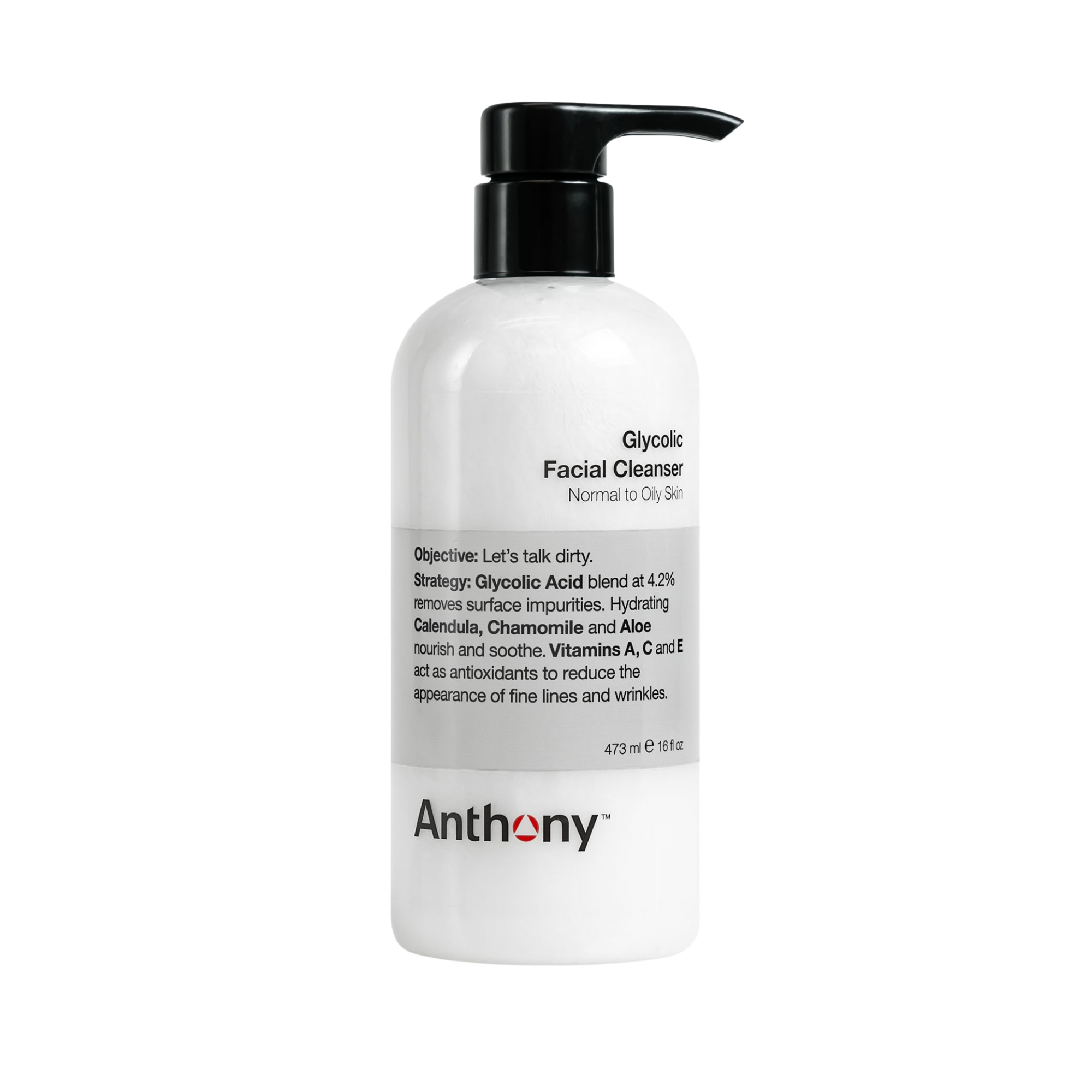 Anthony - 16 oz Glycolic Facial Cleanser | Ulta Beauty