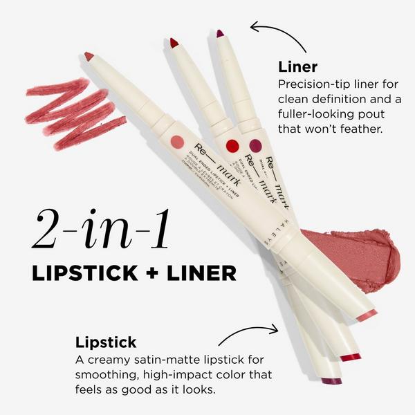 HALEYS Beauty Re-mark Perfect Lipstick + Liner Trio #3