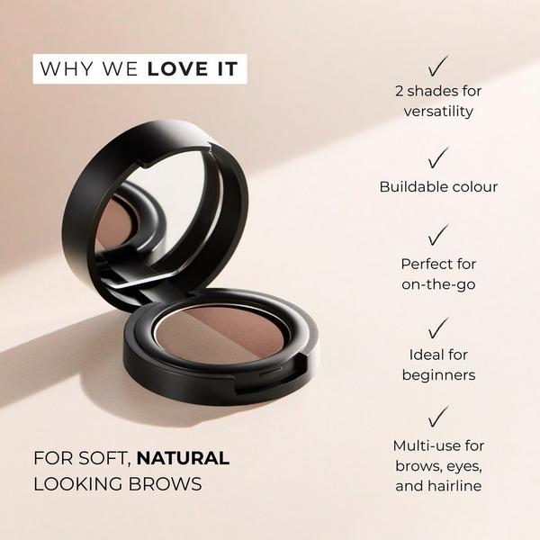 Wunderbrow Soft Brow Define & Fill Powder Duo #3