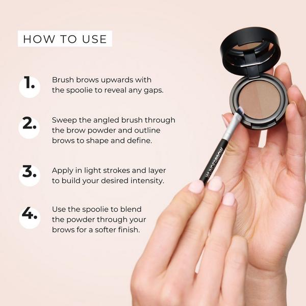 Wunderbrow Soft Brow Define & Fill Powder Duo #5