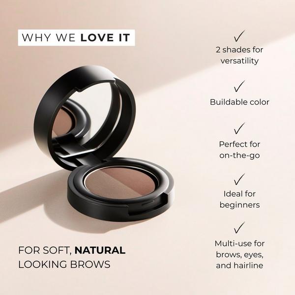 Wunderbrow Soft Brow Define & Fill Powder Duo #3