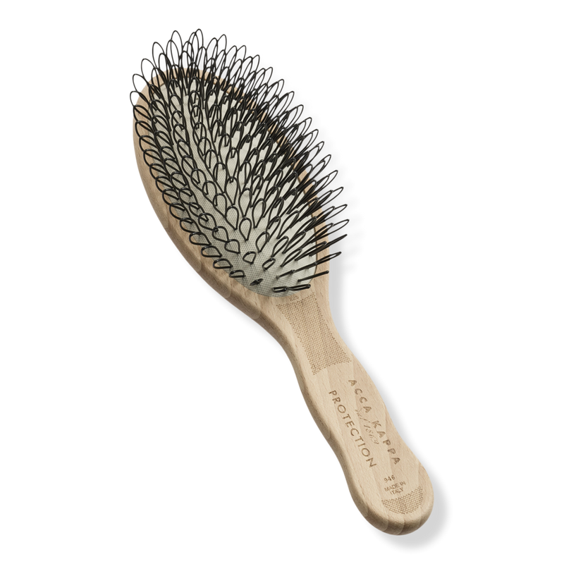 Acca Kappa - Protection Oval Beech Wood Brush - Looped Nylon