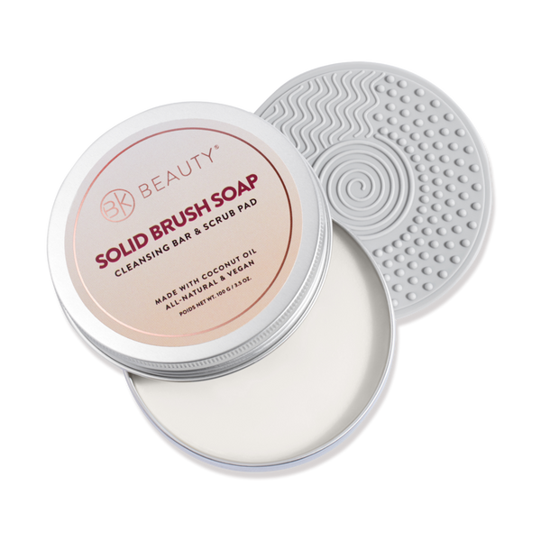 BK Beauty Solid Brush Soap with Cleaning Pad #1
