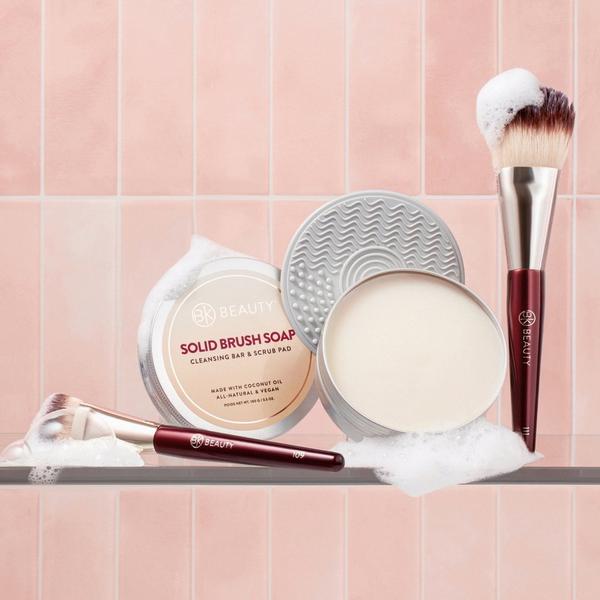 BK Beauty Solid Brush Soap with Cleaning Pad #4