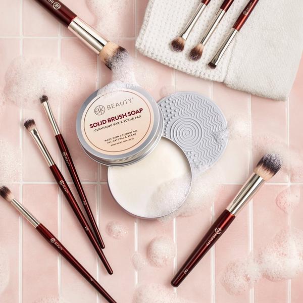 BK Beauty Solid Brush Soap with Cleaning Pad #6