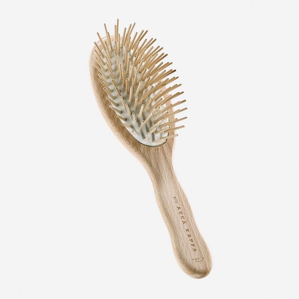 Acca Kappa Natura Oval Brush Wooden Pins