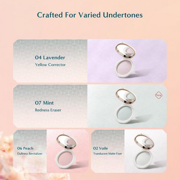 Florasis Flawless Jade Breathable Color Correcting Pressed Powder #7